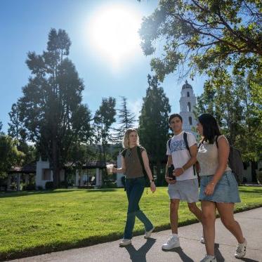 Walking at Saint Mary's